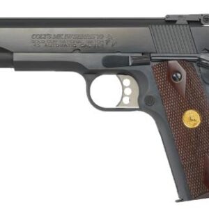 Colt Gold Cup National Match .45 ACP 5-Inch Pistol - Centurion Armament Co Colt Gold Cup National Match .45 ACP 5-inch blued pistol with wood grips
