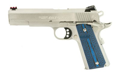 Colt 1911 .38 Super Auto 5" barrel stainless pistol