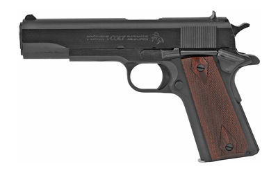 Colt 1911 Classic Government .38 Super pistol with blued finish and 5-inch barrel
