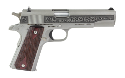 Colt 1911C Govt .38 Super Auto 5 in STS Engravd - Centurion Armament Co Colt 1911C Govt .38 Super Auto 5-inch engraved semi-automatic handgun