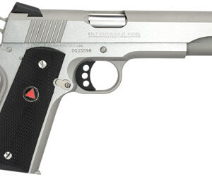 Colt Delta Elite 10mm Auto semi-automatic handgun with 5-inch stainless finish and Novak sights