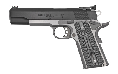 Colt Gold Cup Lite 1911 .38 Super handgun with 5-inch barrel and two-tone finish