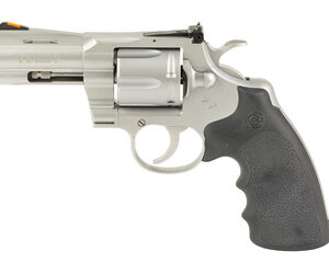 Colt Python .357 Magnum 3-inch stainless revolver with Hogue rubber grips