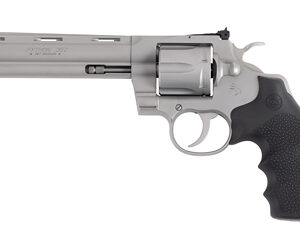 Colt Python 6-Inch Stainless Steel 6-Round Revolver - Centurion Armament Co Colt Python 6-inch stainless steel revolver with Hogue grip