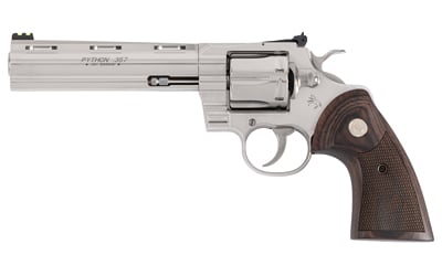 Colt Python .357 Magnum 6" barrel silver revolver