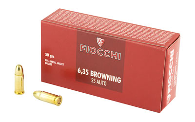 Fiocchi Fiocchi Centerfire Pistol .25 ACP full metal jacket