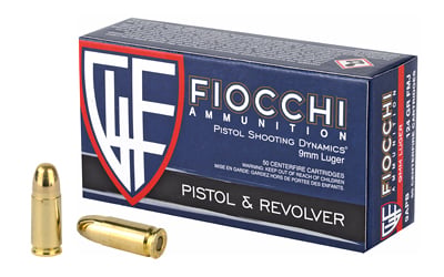 Fiocchi Fiocchi Centerfire Pistol 9mm full metal jacket