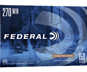 FED PWRSHK 270WIN 150GR SP RN 20/200 - Centurion Armament Co FED PWRSHK 270WIN 150GR SP RN 20/200
