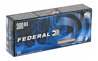 FED 300BLK 150GR POWER-SHK SP 20/200 - Centurion Armament Co FED 300BLK 150GR POWER-SHK SP 20/200