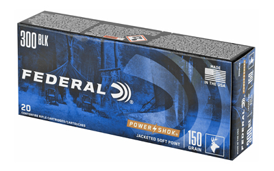 FED 300BLK 150GR POWER-SHK SP 20/200 - Centurion Armament Co FED 300BLK 150GR POWER-SHK SP 20/200