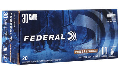 Federal Ammunition PowerShok .30 Carbine jacketed soft point