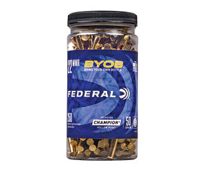 FED CHAMP 22WMR 50GR JHP 250CT BYOB - Centurion Armament Co FED CHAMP 22WMR 50GR JHP 250CT BYOB