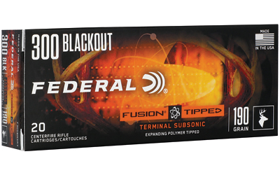 FUSION TIPPED 300BLK 190GR 20/200 - Centurion Armament Co FUSION TIPPED 300BLK 190GR 20/200