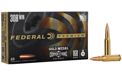 Federal Ammunition Federal Premium .308 / 7.62 NATO open tip match
