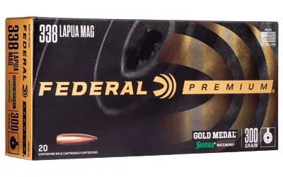 Federal Ammunition Federal Premium .338 Lapua Magnum boat tail hollow point