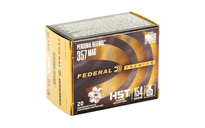 FED PRM 357MAG 154GR HST JHP 20/200 - Centurion Armament Co FED PRM 357MAG 154GR HST JHP 20/200