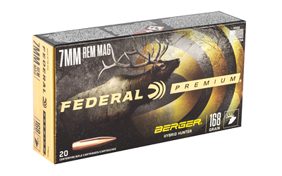 FED PRM 7MM MAG 168GR HYB HR 20/200 - Centurion Armament Co FED PRM 7MM MAG 168GR HYB HR 20/200