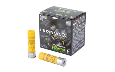 FED RAPTOR STEEL 20GA 3" 1OZ #4 25