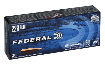 Federal Ammunition Varmint & Predator .223 Remington v-max
