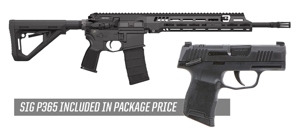 Sig Sauer SIG516 G3 semi-automatic AR rifle with 16-inch threaded barrel