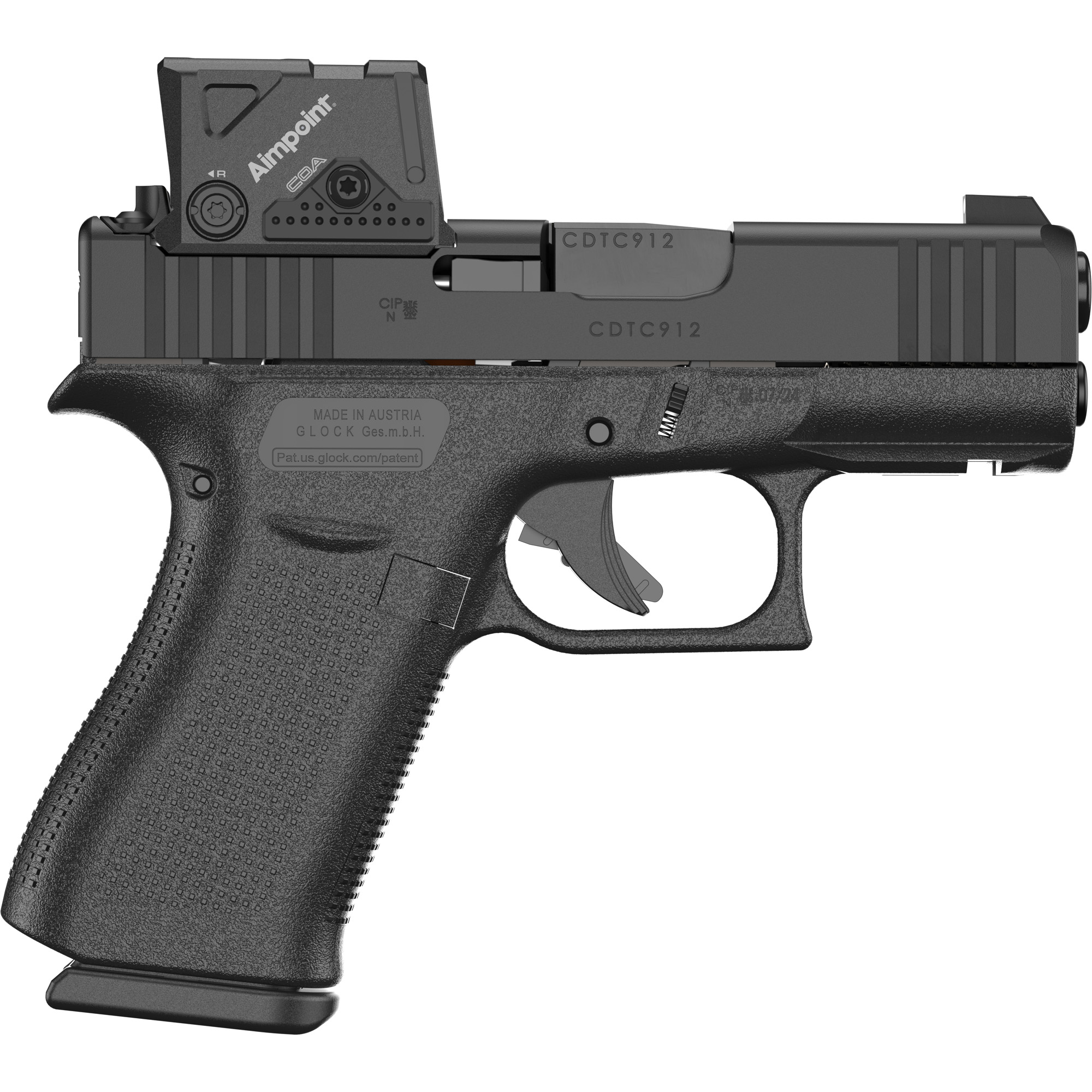 GLOCK 43X COA - Centurion Armament Co GLOCK 43X COA