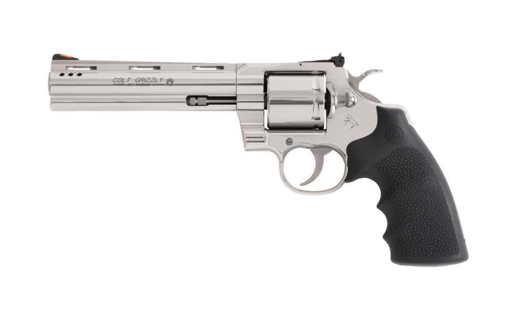 Colt Grizzly .357 Magnum stainless revolver with Hogue grips