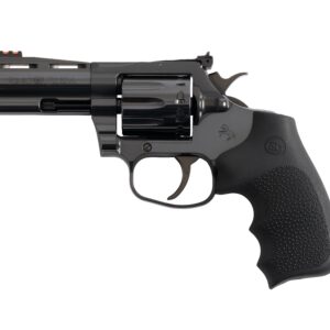 Colt King Cobra .22 LR revolver with 3-inch blued barrel and black Hogue grip