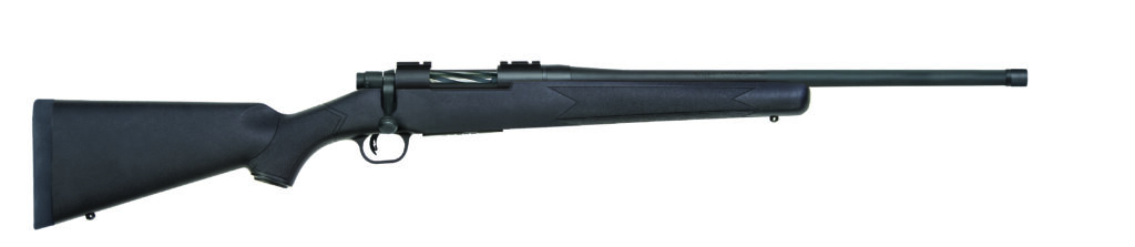 Mossberg Patriot .450 Bushmaster bolt-action rifle with 20-inch matte blued barrel