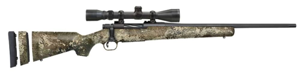 Mossberg Patriot Super Bantam .308 Winchester rifle with 20-inch barrel and 3-9x40 scope