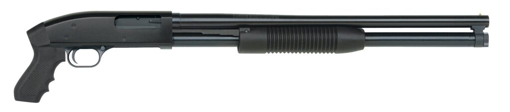 Maverick 88 Cruiser 12 gauge pump-action shotgun with 20 inch blued barrel