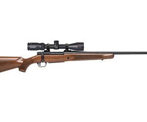 Mossberg Patriot .30-06 rifle with 22-inch fluted barrel, walnut stock, and Vortex scope
