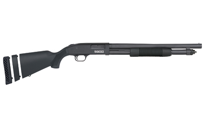 Mossberg 590S 12 gauge pump-action shotgun with synthetic stock