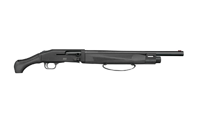 Mossberg 990 Aftershock 12 gauge shotgun with 18.5-inch barrel and black synthetic grip