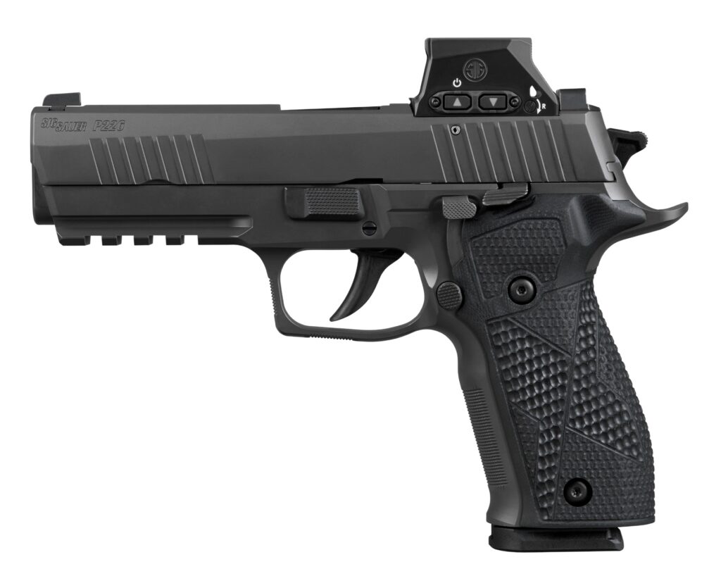 SIG SAUER P226 X-SERIES 9mm DA/SA handgun with 4.4-inch barrel and Romeo-X optic