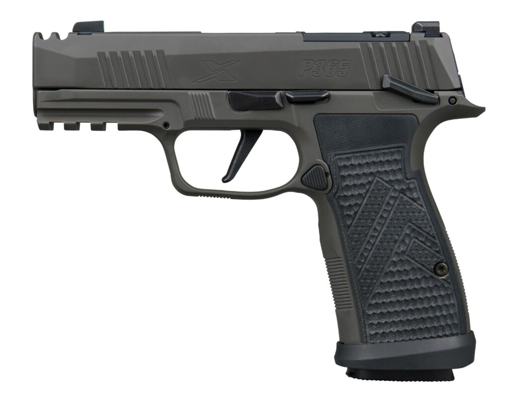 SIG Sauer P365 AXG Legion 9mm semi-auto handgun with 3.1-inch barrel