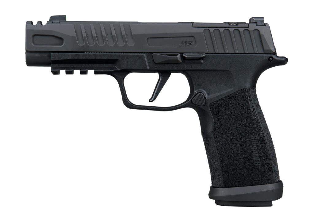 Sig Sauer P365 Fuse Comp 9mm handgun with 3.7-inch barrel and optics-ready slide