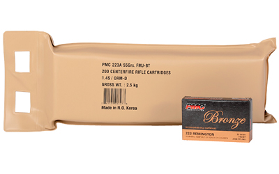 PMC Bronze .223 REM/5.56 NATO full metal jacket