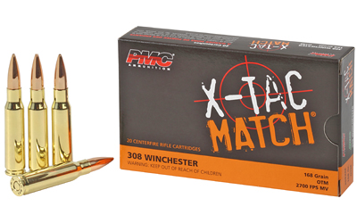 PMC XTAC Match .308 / 7.62 NATO open tip match