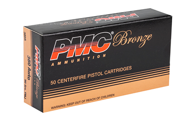 PMC BRNZ 380ACP 90GR FMJ 50/1000 - Centurion Armament Co PMC Bronze .380 ACP full metal jacket, view 2