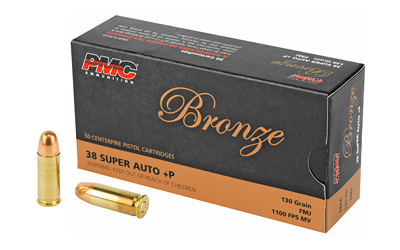 PMC Bronze .38 Super Auto full metal jacket