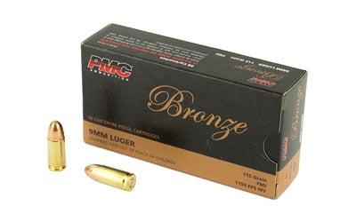 PMC Bronze 9mm full metal jacket
