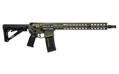Radian Weapons Model 1 .223 Wylde 16-inch rifle in olive drab green