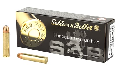 Sellier & Bellot Pistol .460 S&W Magnum hollow point