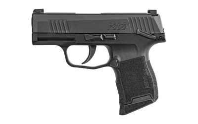 SIG Sauer P365 .380 ACP semi-auto handgun with black finish and night sights