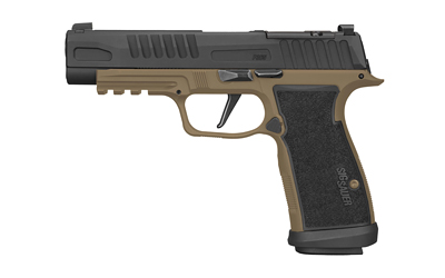 SIG Sauer P365AXG FUSE 9mm semi-automatic handgun in black and coyote