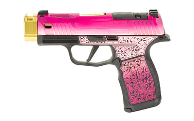 SIG P365X 9mm Lady Bug Cerakote semi-automatic pistol