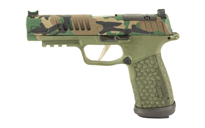 SIG P365 FUSE 9mm Woodland Camo semi-auto handgun