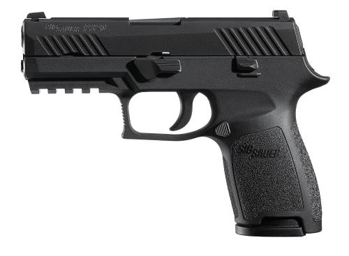 Sig Sauer P320 Compact .45 ACP handgun with 3.9-inch barrel and night sights