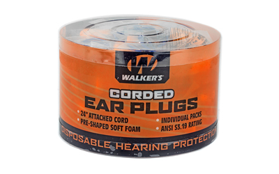 Walkers orange ear plug
