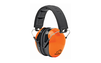 Walkers Passive blaze orange/black earmuff